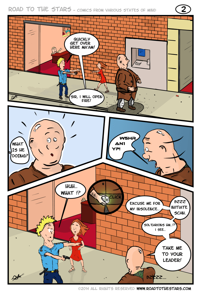 (page 2) First contact 